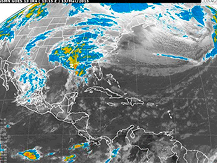 Meteorológico informa que siguen interactuando la octava tormenta invernal con entrada de humedad proveniente del Pacífico